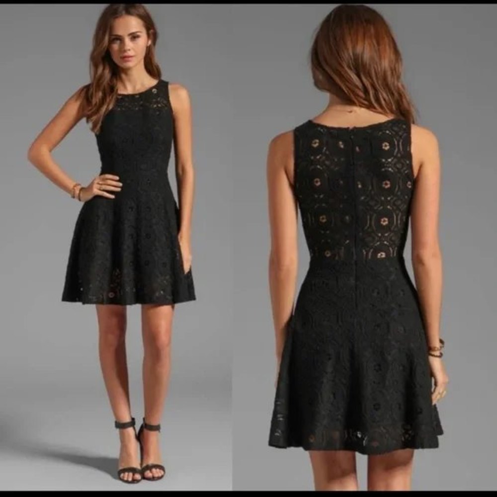 BB Dakota Black Lace fit and flare NWT